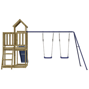 vidaXL Outdoor Playset Impregnated Wood Pine