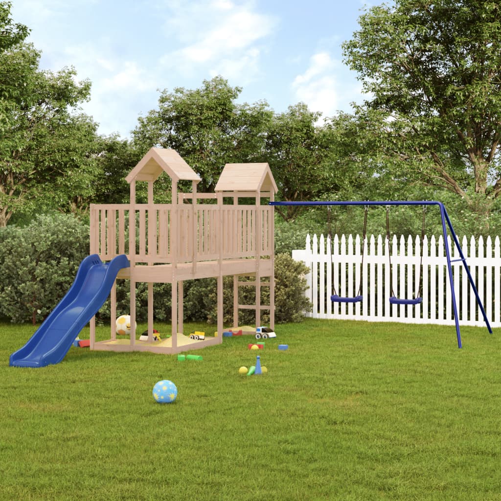 vidaXL Outdoor Playset Solid Wood Pine