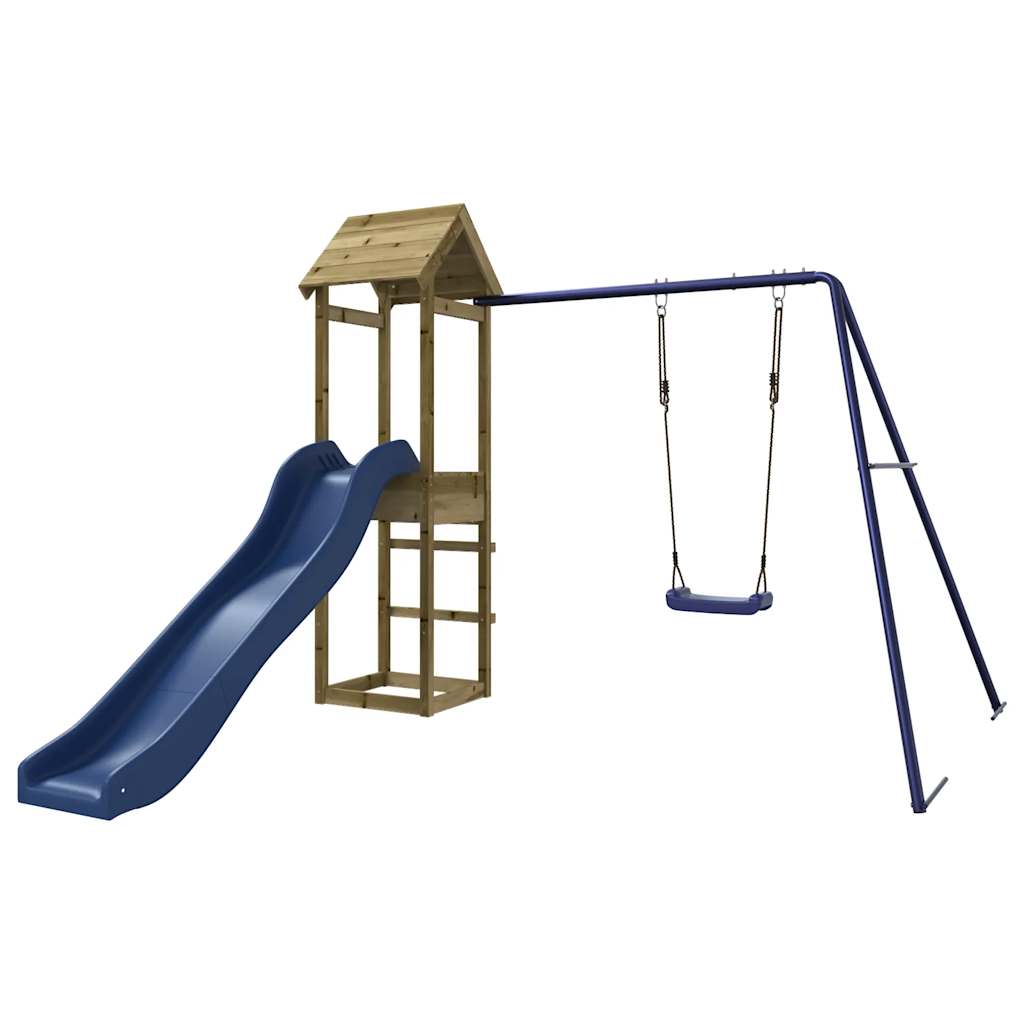 vidaXL Outdoor Playset Impregnated Wood Pine