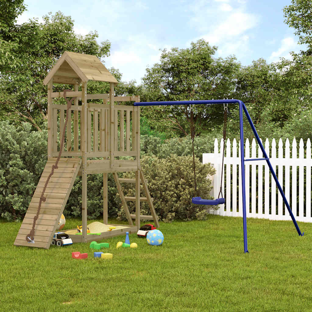 vidaXL Outdoor Playset Impregnated Wood Pine