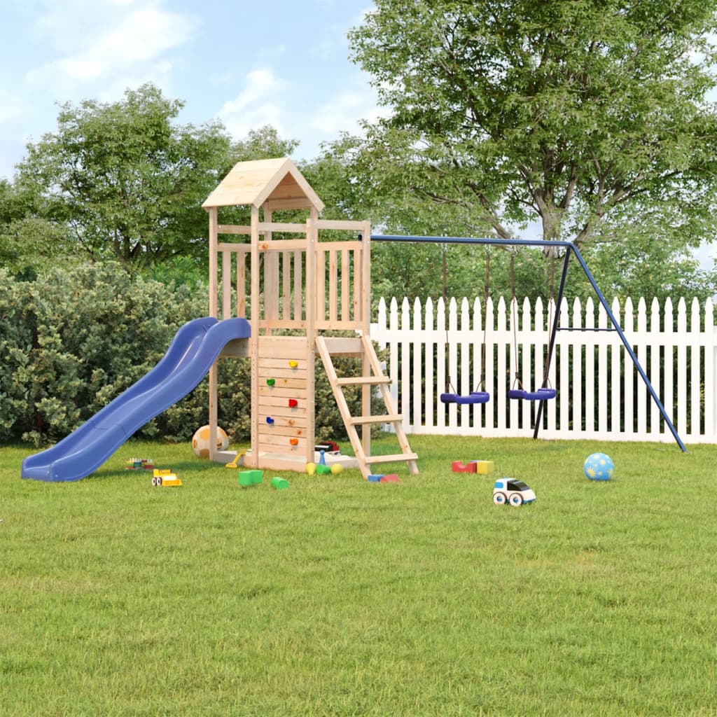 vidaXL Outdoor Playset Solid Wood Pine