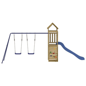 vidaXL Outdoor Playset Impregnated Wood Pine