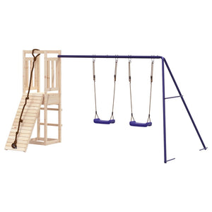 vidaXL Outdoor Playset Solid Wood Pine