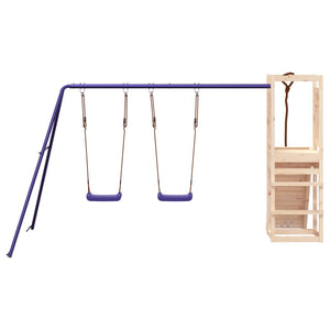 vidaXL Outdoor Playset Solid Wood Pine