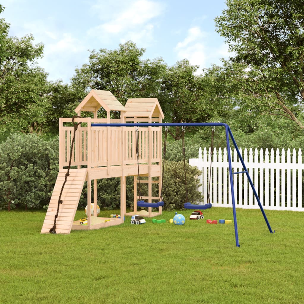 vidaXL Outdoor Playset Solid Wood Pine