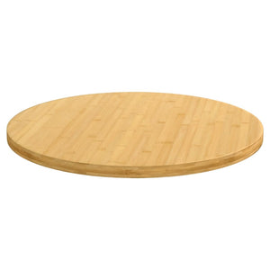 vidaXL Table Top Ø60x2.5 cm Bamboo