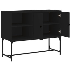 vidaXL Sideboard Black 100x40x79.5 cm Engineered Wood