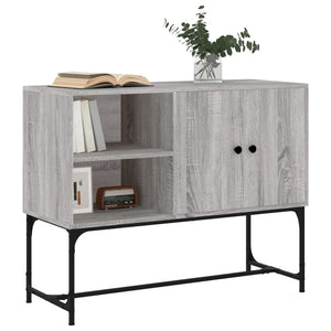 vidaXL Sideboard Grey Sonoma 100x40x79.5 cm Engineered Wood