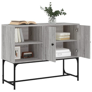 vidaXL Sideboard Grey Sonoma 100x40x79.5 cm Engineered Wood