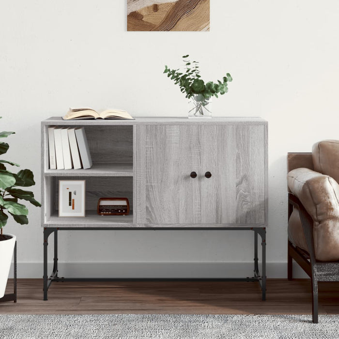 vidaXL Sideboard Grey Sonoma 100x40x79.5 cm Engineered Wood