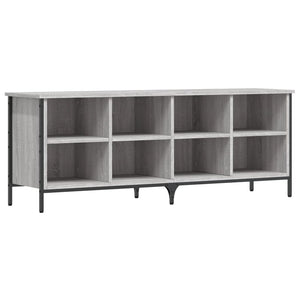 vidaXL Shoe Cabinet Grey Sonoma 131x35x50 cm Engineered Wood