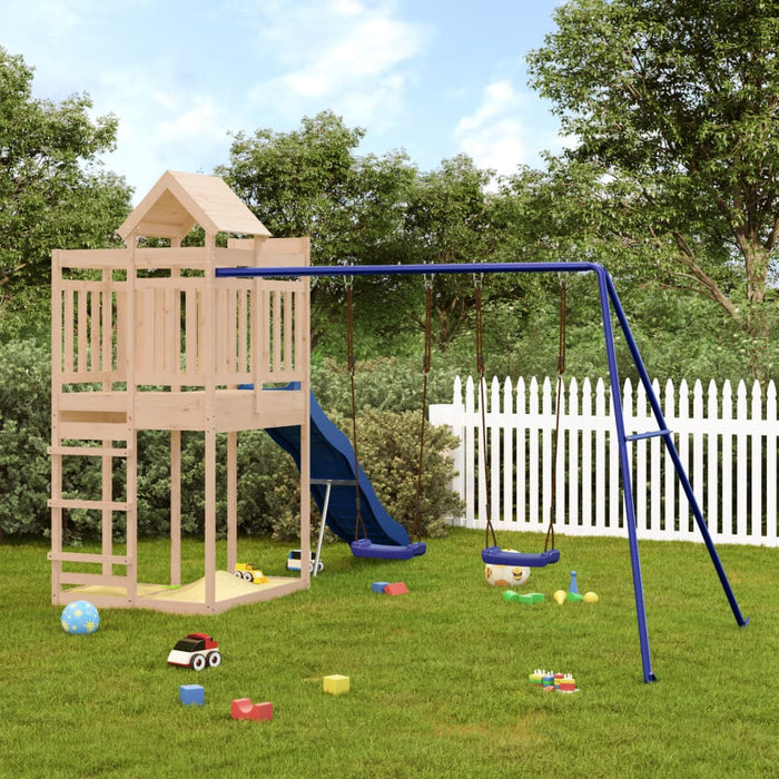 vidaXL Outdoor Playset Solid Wood Pine