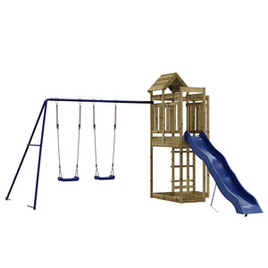 vidaXL Outdoor Playset Impregnated Wood Pine