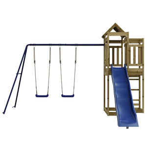 vidaXL Outdoor Playset Impregnated Wood Pine