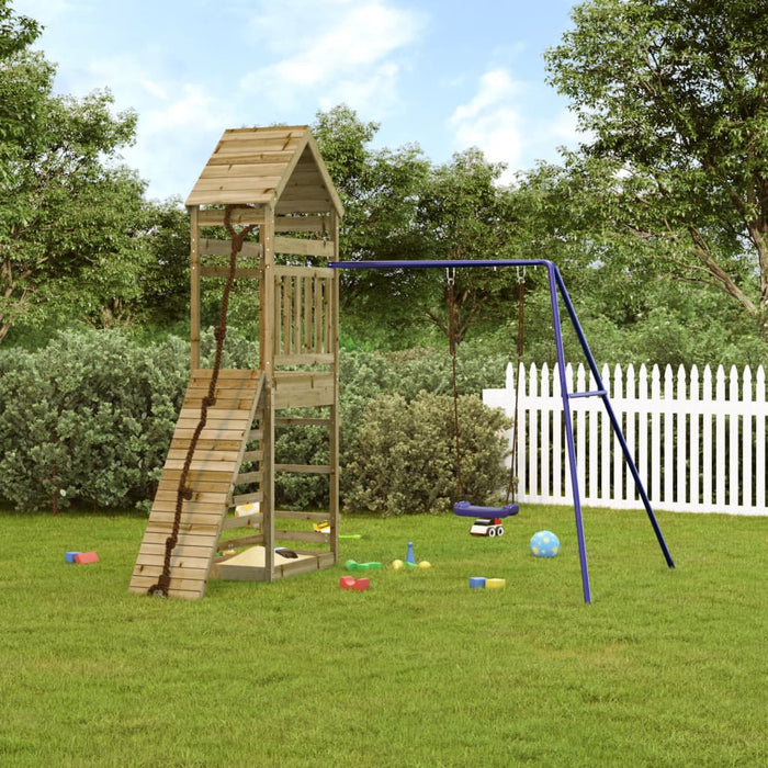 vidaXL Outdoor Playset Impregnated Wood Pine