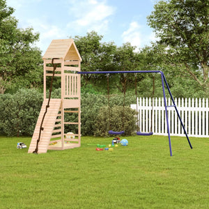 vidaXL Outdoor Playset Solid Wood Pine