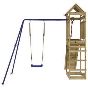 vidaXL Outdoor Playset Impregnated Wood Pine