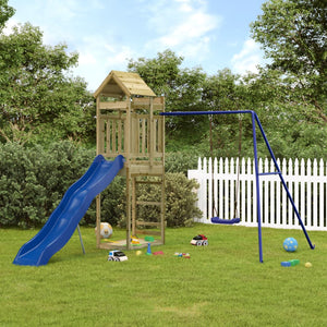 vidaXL Outdoor Playset Impregnated Wood Pine