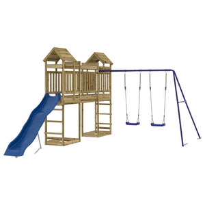 vidaXL Outdoor Playset Impregnated Wood Pine