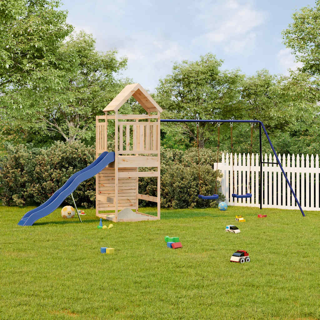 vidaXL Outdoor Playset Solid Wood Pine