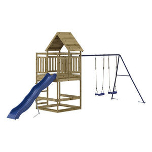 vidaXL Outdoor Playset Impregnated Wood Pine