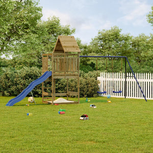 vidaXL Outdoor Playset Impregnated Wood Pine