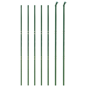 vidaXL Wire Mesh Fence Green 2x10 m Galvanised Steel