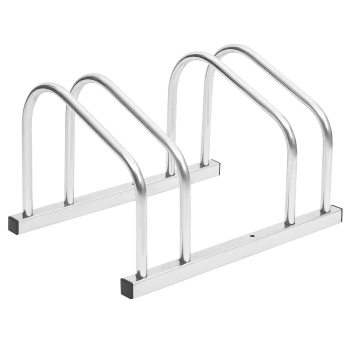 vidaXL Bike Rack for 2 Bikes Galvanised Steel