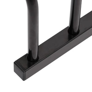 vidaXL Bike Rack for 2 Bikes Black Steel