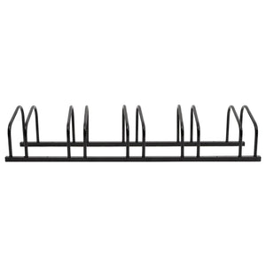 vidaXL Bike Rack for 5 Bikes Black Steel