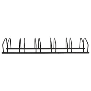 vidaXL Bike Rack for 6 Bikes Black Steel