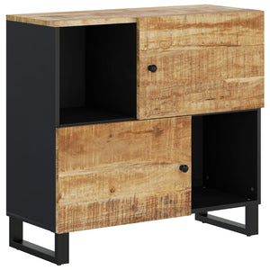 vidaXL Sideboard with 2 Doors 80x33x75 cm Solid Wood Mango