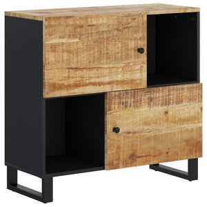 vidaXL Sideboard with 2 Doors 80x33x75 cm Solid Wood Mango