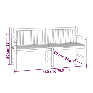 vidaXL 3 Piece Garden Dining Set Solid Wood Teak