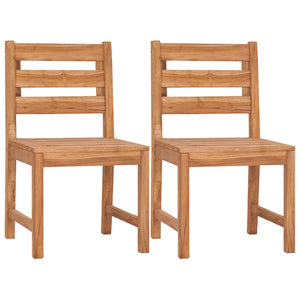 vidaXL 3 Piece Garden Dining Set Solid Wood Teak