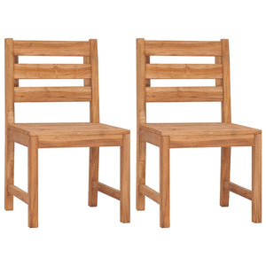 vidaXL 4 Piece Garden Dining Set Solid Wood Teak