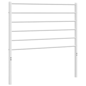 vidaXL Metal Headboard White 90 cm