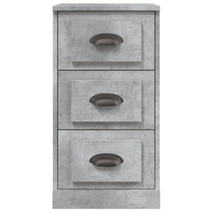 vidaXL Sideboard Concrete Grey 36x35.5x67.5 cm Engineered Wood