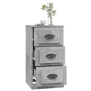 vidaXL Sideboard Concrete Grey 36x35.5x67.5 cm Engineered Wood