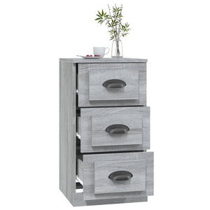 vidaXL Sideboard Grey Sonoma 36x35.5x67.5 cm Engineered Wood