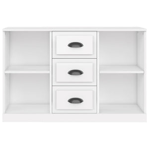 vidaXL Sideboard High Gloss White 104.5x35.5x67.5 cm Engineered Wood