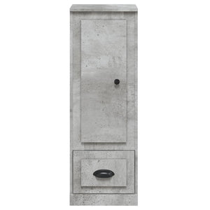 vidaXL Highboard Concrete Grey 36x35.5x103.5 cm Engineered Wood