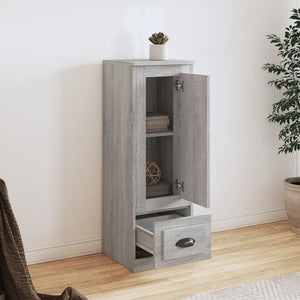 vidaXL Highboard Grey Sonoma 36x35.5x103.5 cm Engineered Wood