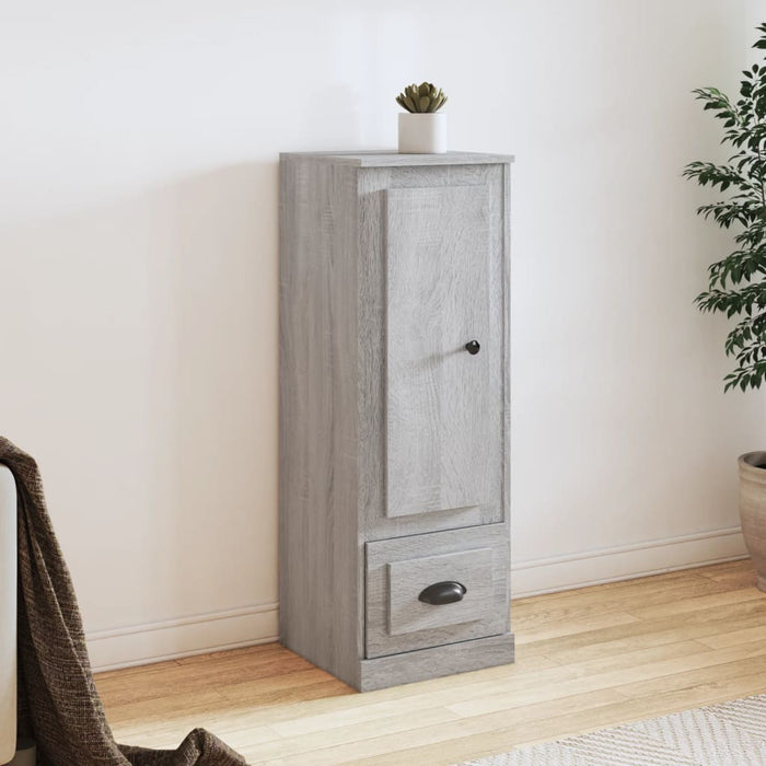 vidaXL Highboard Grey Sonoma 36x35.5x103.5 cm Engineered Wood