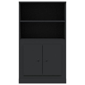 vidaXL Highboard Black 60x35.5x103.5 cm Engineered Wood