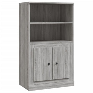 vidaXL Highboard Grey Sonoma 60x35.5x103.5 cm Engineered Wood