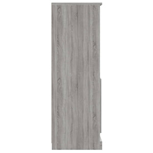 vidaXL Highboard Grey Sonoma 60x35.5x103.5 cm Engineered Wood