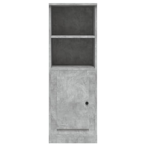 vidaXL Highboard Concrete Grey 36x35.5x103.5 cm Engineered Wood