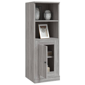 vidaXL Highboard Grey Sonoma 36x35.5x103.5 cm Engineered Wood