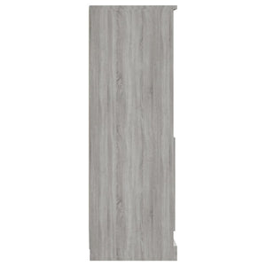 vidaXL Highboard Grey Sonoma 36x35.5x103.5 cm Engineered Wood